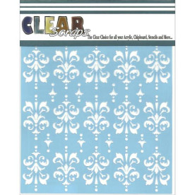 Трафарет для скрапбукинга Damask 15х15 см от Clear Scraps
