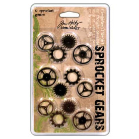 Набір металевих прикрас-шестерень Sprocket Gears від Tim Holtz