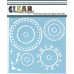 Трафарет для скрапбукинга Roman Clock 15х15 см от Clear Scraps
