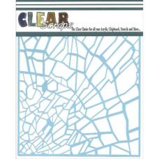 Трафарет для скрапбукінгу Shattered Glass 15х15 см від Clear Scraps