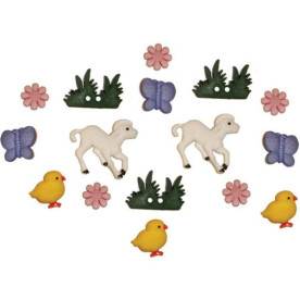 Набор пуговиц My Little Chickadee от Dress It Up, 15 шт