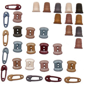 Набор пуговиц Tiny Sewing от Dress It Up, 20 шт