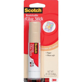 Клей-карандаш Scotch Restickable Glue Stick, 6 г от компании 3M-Scotch