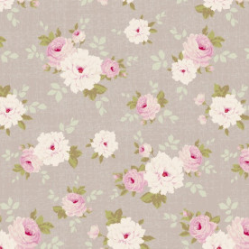 Тканина для рукоділля сірого кольору Пернілом 55х50 см від Tilda