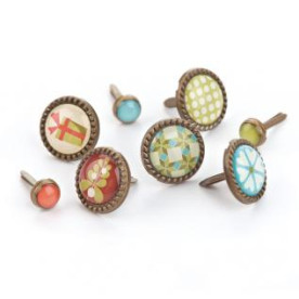 Набор брадсов Jovial - Glazed Brads от BasicGrey, 24 шт.