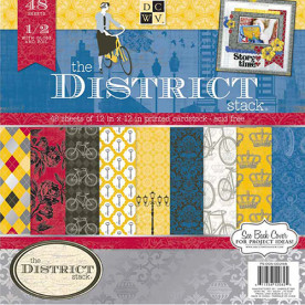 Набор бумаги District 30х30 см 24 листа от компании DCWV