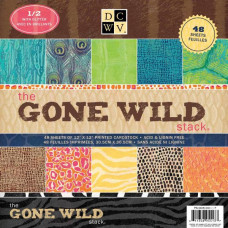 Набор бумаги Gone Wild, 30х30 см, 24 листа от компании DCWV