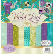 Набор бумаги Violet Leaf, 30х30 см, 24 листа от компании DCWV