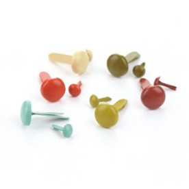 Набор брадсов для скрапбукинга Jovial - Painted Brads от BasicGrey, 180 шт.