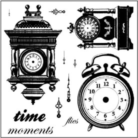 Набір акрилових штампів Time After Time, Maya Road