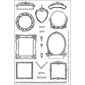 Набір акрилових штампів Mini Frames, Crafty Secrets