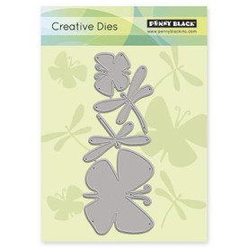 Набор ножей для вырезания Flutters, 4 шт от Penny Black