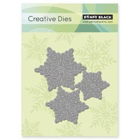 Набор ножей для вырезания Snowflake Trio, 3 шт от Penny Black