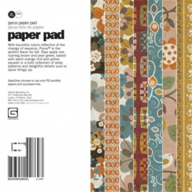 Набір паперу для скрапбукінгу PyrusPaper Pad від BasicGrey, 36 аркушів, 15х15 см