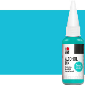 Чернила спиртовые, Карибский голубой 091, 20 мл, Marabu