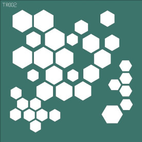 Трафарет "Соты" для скрапбукинга, 150х150 мм