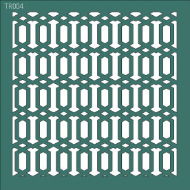 Трафарет "Візерунок" для скрапбукінга, 150х150 мм 