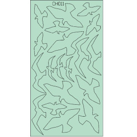 Набор чипбордов, "Птицы", 160х85 мм