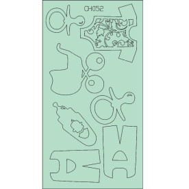 Набор чипбордов, "Детский 2", 160х85 мм