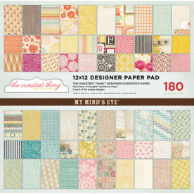 Набір паперу The Sweetest Thing 30х30 см, 60 аркушів від компанії My Mind's Eye