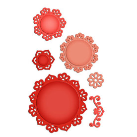 Набор ножей для вырезания Floral Doily Motifs от Spellbinders