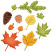 Набор ножей для вырезания Fall Foliage от Spellbinders