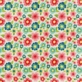 Двосторонній папір Floral 30х30 см від компанії Echo Park