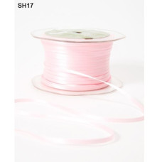 Атласна стрічка Double Faced Satin рожевого кольору May Arts, ширина 4 мм, довжина 5 м. 