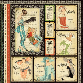 Двосторонній папір для скрапбукінгу Beautiful 30х30 см від Graphic 45