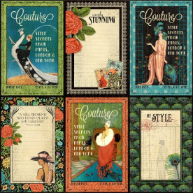 Двосторонній папір для скрапбукінгу Elegant 30х30 см від Graphic 45