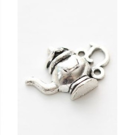 Підвіска "Чайничок", 21х15 мм, 1 шт, античне срібло від ScrapBerry's