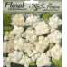 Набір оксамитових квітів і листя Velvet Hydrangeas - Cream від Petaloo, 38-40 шт