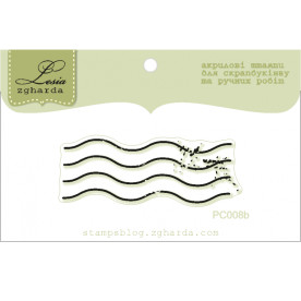 Акриловый штамп Почтовый штемпель 4,9 х 1,8 см