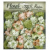 Набір оксамитових квітів і листя Velvet Hydrangeas - Sage від Petaloo, 38-40 шт
