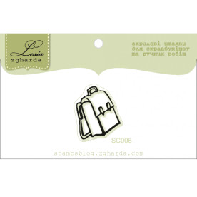 Акриловый штамп Портфель 2,2 х 1,9 см