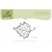 Акриловый штамп Осенний листочек 3,6 х 2,6 см