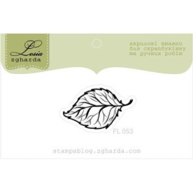 Акриловий штамп Осінній листочок 3,0 х 1,8 см