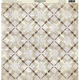 Односторонній папір Flutter 30х30 см від Authentique Paper