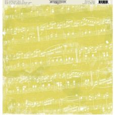 Односторонній папір Musical 30х30 см від Authentique Paper
