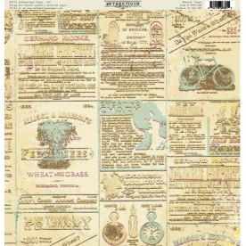 Односторонняя бумага Renown 30х30 см от Authentique Paper