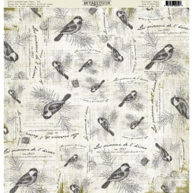 Односторонняя бумага Solitude 30х30 см от Authentique Paper