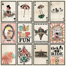 Двусторонняя бумага Pick a Card 30х30 см от My Mind's Eye