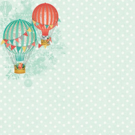 Двосторонній папір Up and Away 30х30 см від My Mind's Eye