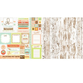 Двосторонній папір Family Time 30х30 см від Webster's Pages