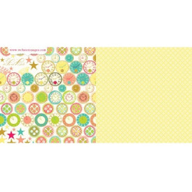 Двусторонняя бумага Twilight In Paris 30х30 см от Webster's Pages