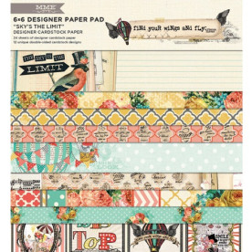 Набор бумаги Sky's The Limit 15х15 см, 12 листов от My Mind's Eye