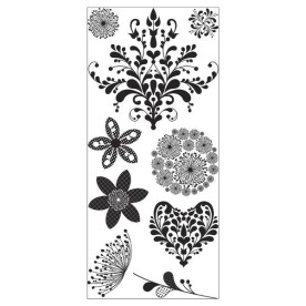 Набір акрилових штампів Lilac Avenue, 21х10 см, Kaisercraft