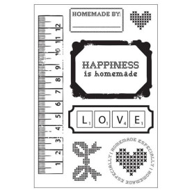 Набор акриловых штампов Homemade, 15х10 см, Kaisercraft