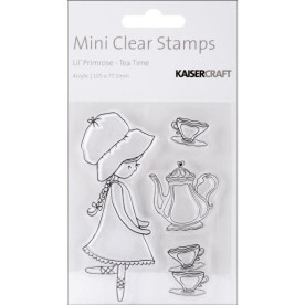 Набор акриловых штампов Tea Time, 8х10 см, Kaisercraft