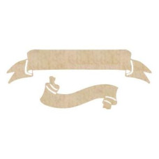 Деревянные украшения Scrolls, 2 шт от компании Kaisercraft